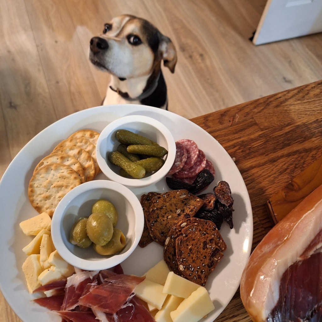 “Delicious Homemade Jamon & Cheese Plate”